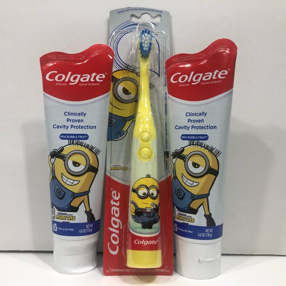 Minions Colgate Kids Toothpaste/Toothbrush - Picture 1 of 12